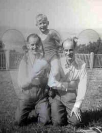 Helmut Paul mit Vater und Onkel