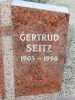 Grab Gertrud Seitz