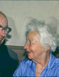 Theodor Lauber mit Ehefrau Hanny Eisenhut, 13.06.1982
